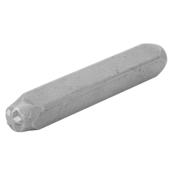CR-V Stål Stjärnformad Stans 6mm Bredd 2.5'' Längd för Läder Plast Metall