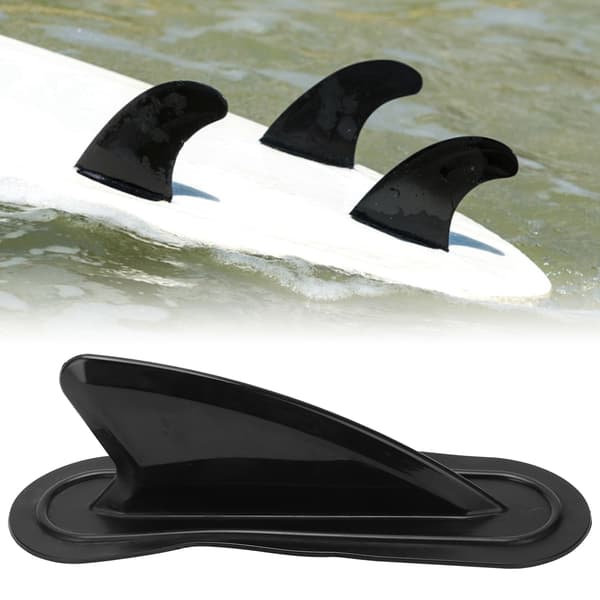 SUP Fin Reservedel - Oppustelig Paddleboard Bagfinne, Plast Surfdel til Stand Up Paddleboarding