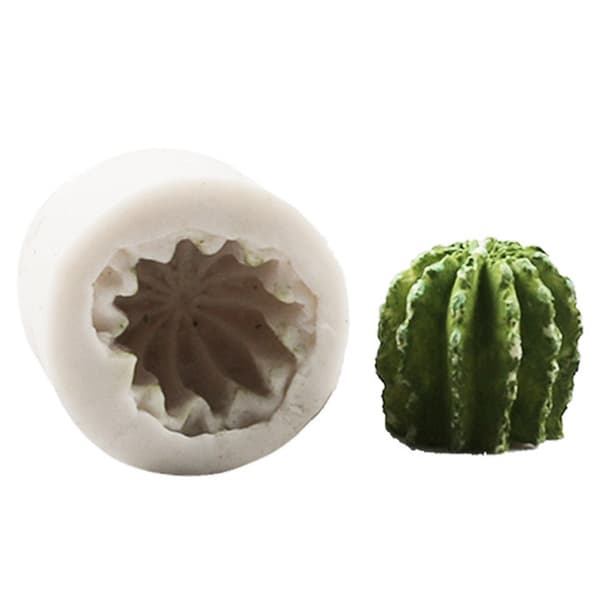 Lille kaktuskageform silikone bageplade chokolade sæbe sukkerpasta dekoration