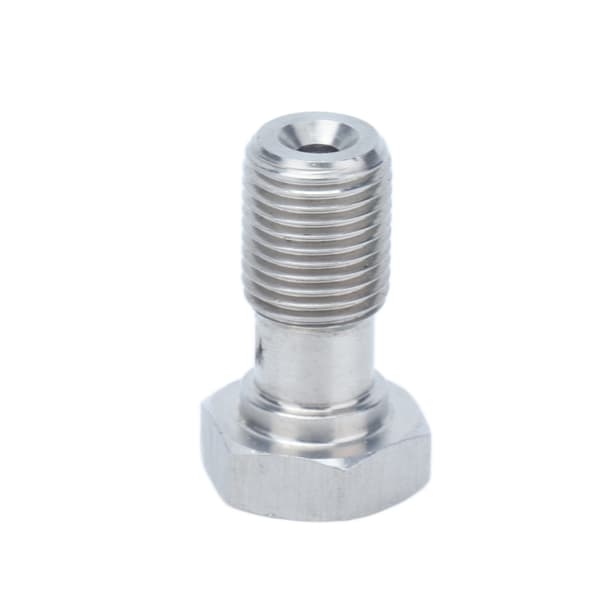0.8in Banjo Bolt Fitting M10x1.0 Rustfrit Stål Korrosionsbestandigt Tilbehør til Bil