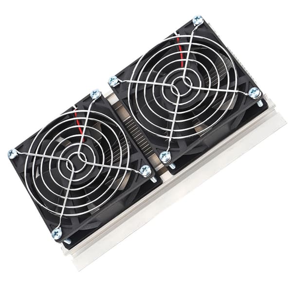 Termoelektrisk Peltier-køler 12V Dual Core Chip Set til minikøleskab, 40x40mm