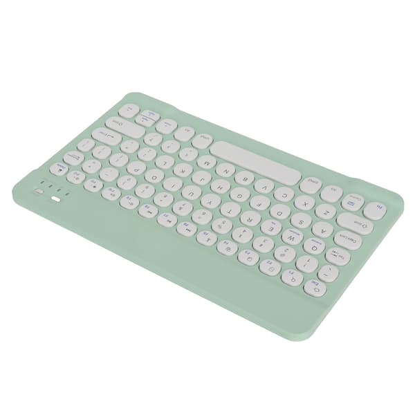 Trådløst tastatur Stabil forbindelse Mobiltelefon Tablet Laptop Tilbehør til iOS Android Windows Grøn