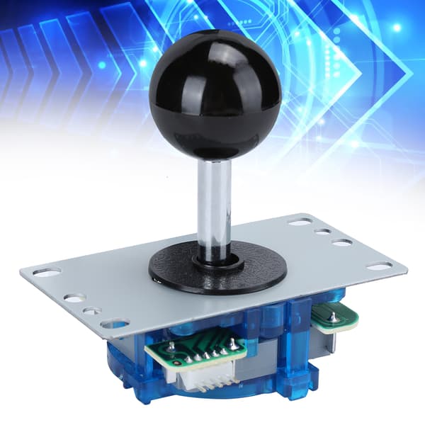 Arcade Joystick Gaming Console Controller, Højfølsom Lag-fri Kamp Pad, Sort Tilføjelse