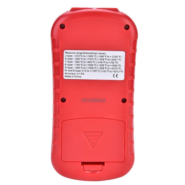GM1312 Dobbeltkanals Digitalt Termometer LCD Display Temp Måler