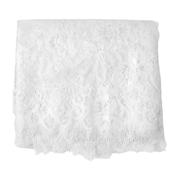 Elegant fransk bröllopsspetsbordslöpare, 36x300cm