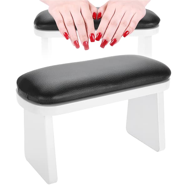 Neglekunst Manicure Håndstøttepude til Armstøtte Manicure Salon Sort
