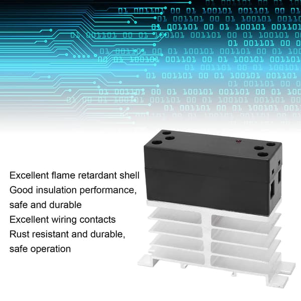 BERM SSR Solid State Relæ DC Kontrol 3-32V, Skiftende 5-220V DC 25A Industriel Strømmodul