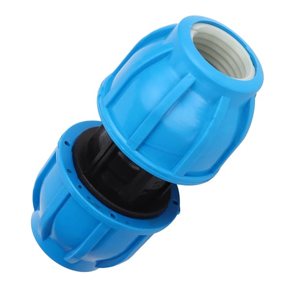 4 st PE-plast 25 mm rak vattenrörskoppling