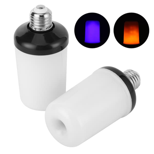 2-pack 99LED simulerad flamljus med gravitationssensor för festlig dekoration 85-265V