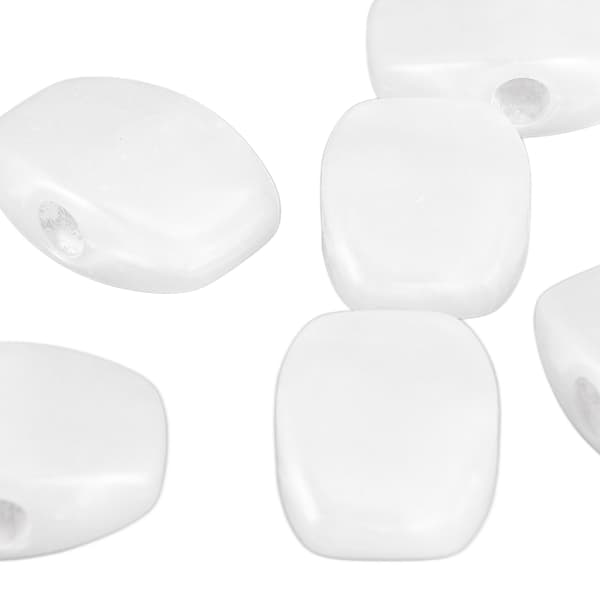 6 st plastmaskinhuvudknappar vita bekväma greppstämskruvar för akustisk elgitarr