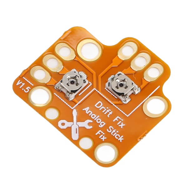 2 STK Gamepad Joystick Drift Reparation PCB Guld 1.9x1.8x0.2cm til PS4 PS5 Xbox One Series S X Controller