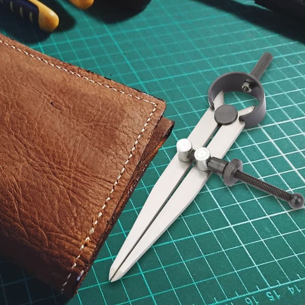 DIY Hantverk 105 mm Justerbar Vingläderkompassverktyg