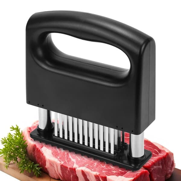 Köttmörare med 48 blad - Rostfritt stål - för nötkött, fläsk och alla sorters kött.