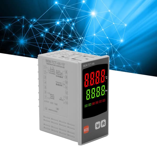 PID Temperaturregulator 7-segments LED Termostatregulator, AC 100-240V, Industriell Utrustning