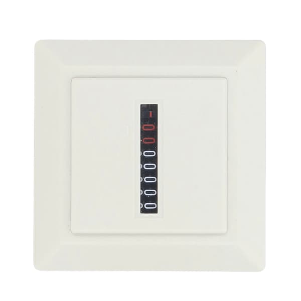 BERM Mekanisk Timetæller 72x72mm Hvid 220VAC Industriel Timer Måler