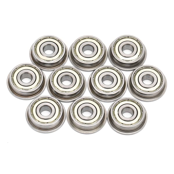 10 stk. mini metal dobbelt afskærmede flangelejer til 3D-printer mekaniske dele