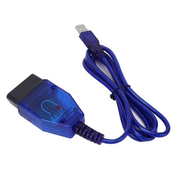 Bildiagnostisk testkabel för KKL USB-skannerkabel passar för Fiat
