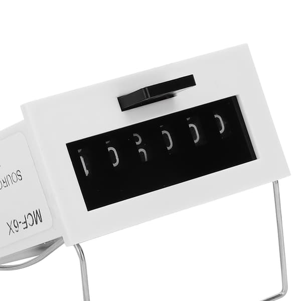6-cifret elektromagnetisk tæller 0-999999, DC24V industriel pulstæller