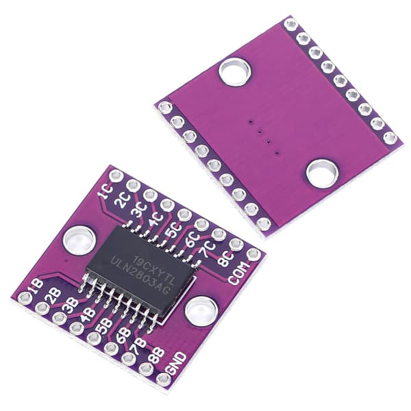 2 stk. ULN2803A Darlington Driver Board 50V Lilla Industriel Relæmodul