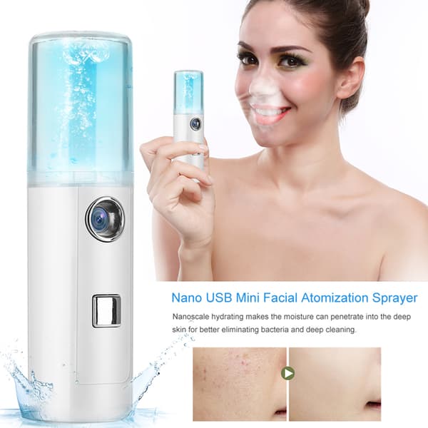 30 ml USB Mini Nano Mist Spray Atomisering Mister Ansiktsfuktande Dimsprej