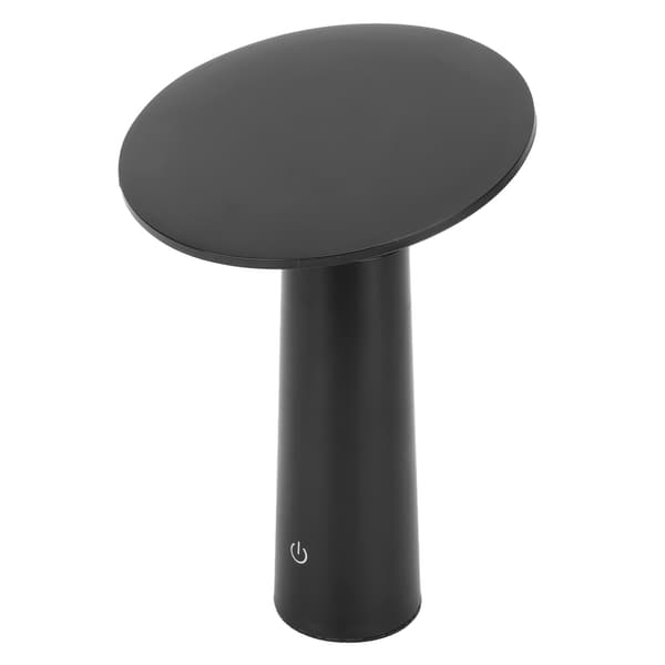 Genopladelig LED-bordlampe med touch-kontrol, dæmpbar, øjenvenlig, sort