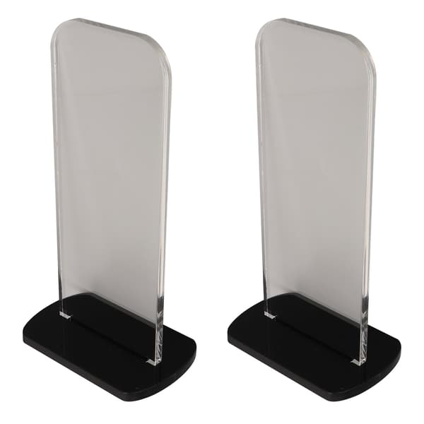 2 par lodrette akryl boksehandske displayholder opbevaring til handsker, sort