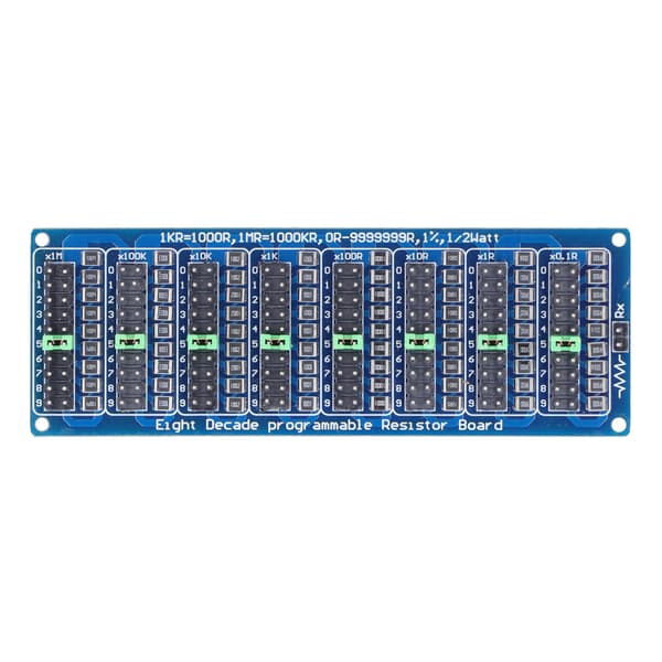Programmerbar Modstandsplade 0.1Ω-9.999999MΩ 8-kanals Skrueterminalblok Præcisions Elektronisk Modul