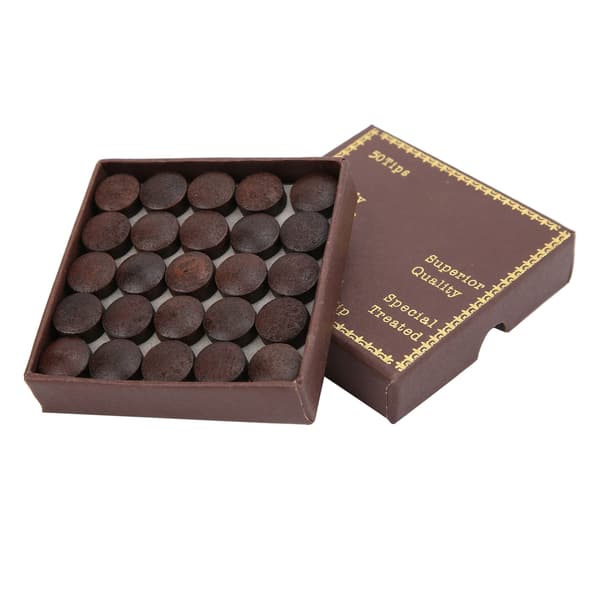 13 mm 50-pack biljardköspetsar | Reservköspetsar för snooker- och köreparation, kvalitetstillbehör