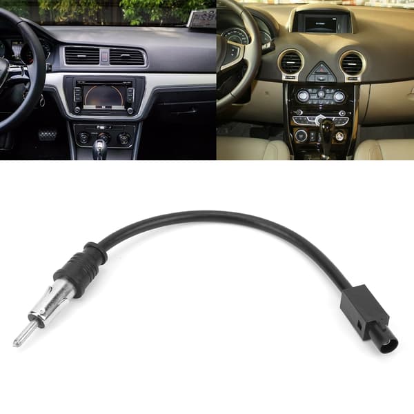 Bilradioantenneadapterkabel Sort Modifikation Vedligeholdelse Erstatning for Chrysler