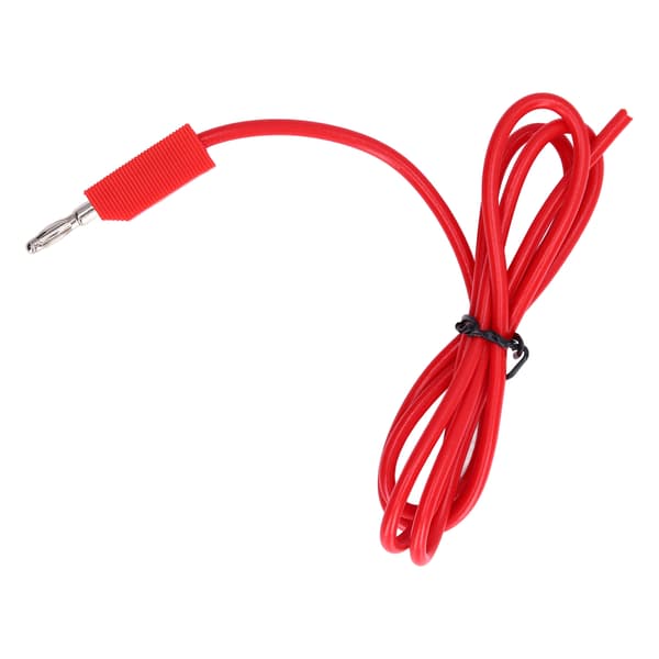 Röda banankontakt testkablar kit 4mm multimeterprober 30VAC-60VDC 19A J.70010