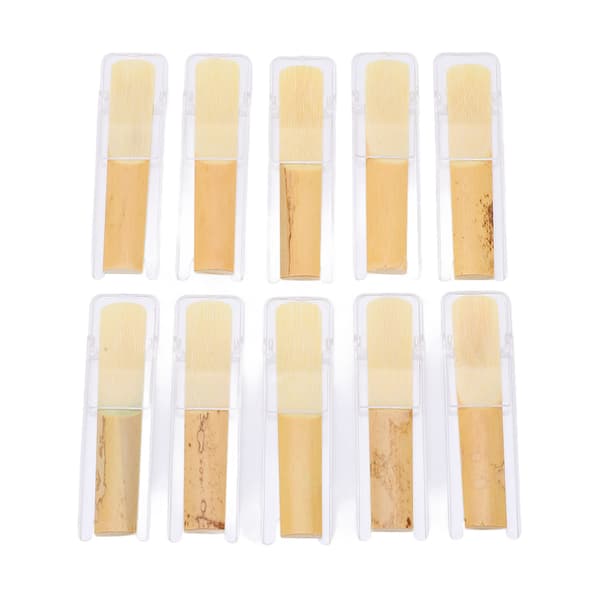 10-pack 2,5 styrka B-klarinettrör vibrerande rörbladstillbehör