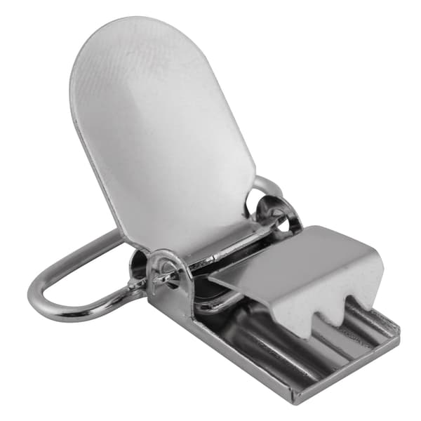 Sølv Metal Seler Sutteclips Holder Reparationsdele Tilbehør (25mm)