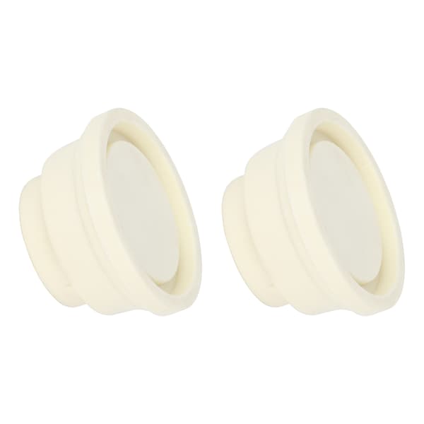 2-pack gummistopp för poolstegar, reservsäkerhetspluggar 6x3,9x3,3cm, pooltillbehör
