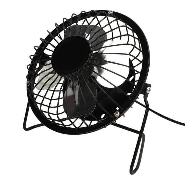 5W USB Solarpanelfan, 360° justerbar udendørs hønsehuseventilation til drivhus hundehus