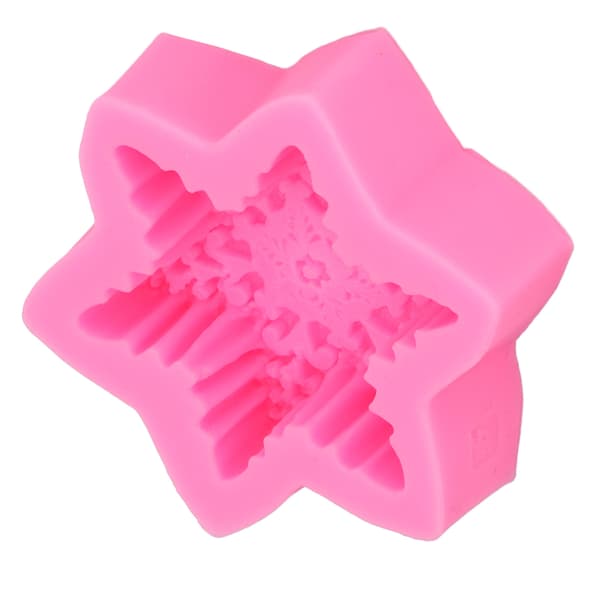 Fondantforme 3D Snefnug Premium Materiale Holdbar Nonstick Elastisk Udbredt Silikoneforme til Kage Chokolade Slik