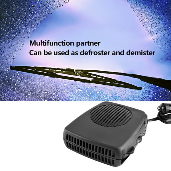 Bil 12V 150W Bærbar Elektrisk Varmelegeme Tørrer Ventilator Afrimer Dugfjerner