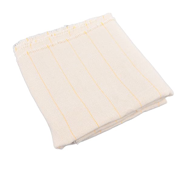 Tuftningsduk Polyester Bomull Blandad Dörrbredd Stark Duk Lätt att Bryta Vit Standard Gul Trådduk