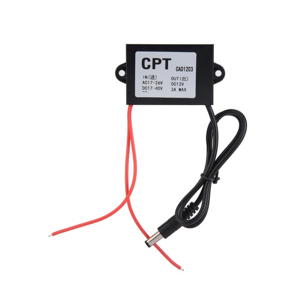 24V till 12V DC Nedtrappningsomvandlare Regulator 3A för LED-listmonitor