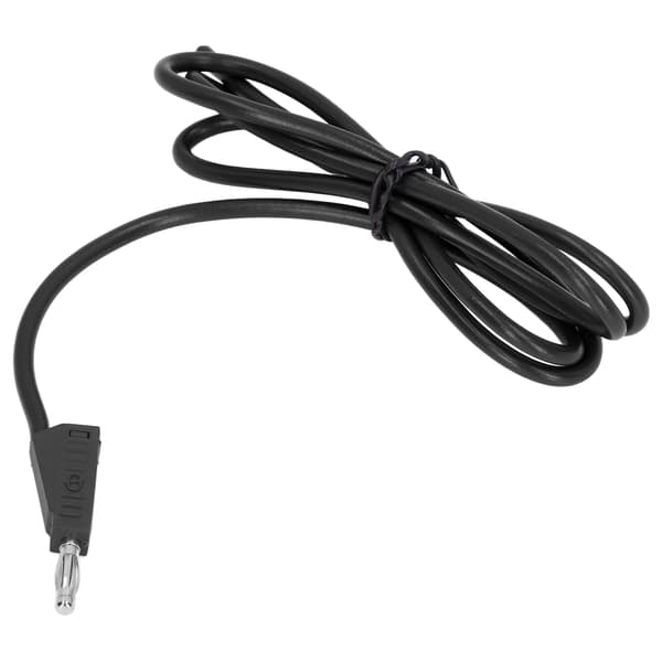 4 mm messing bananstik testledning til lastbilbatterispændingstester, sort PE-kabel