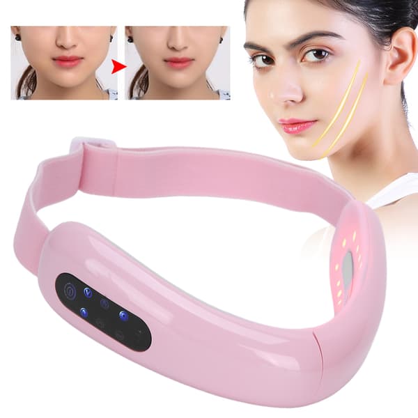 V Face Machine Elektrisk EMS Vibration Foton Ljusterapi Ansiktslyftande Uppstramande Massager