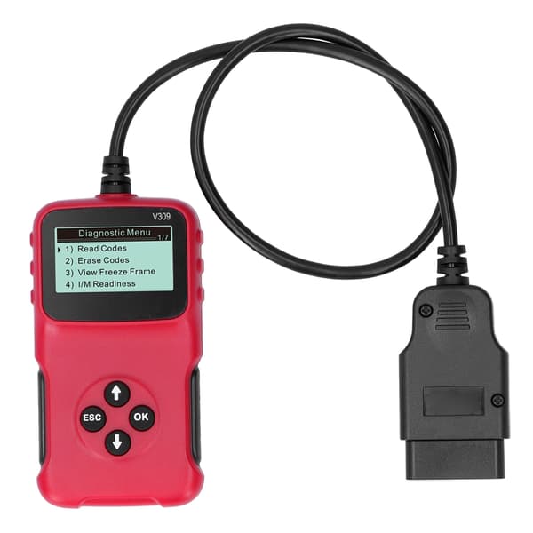 Bil OBD2 Diagnostisk Scanner Motor Fejldetektor 5 Sprog Kode Læser V309 Værktøj
