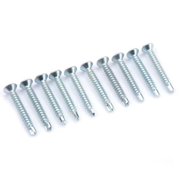 Itsekierteittävä ruuvisarja, litteä pää, 50 kpl M4.2x19mm