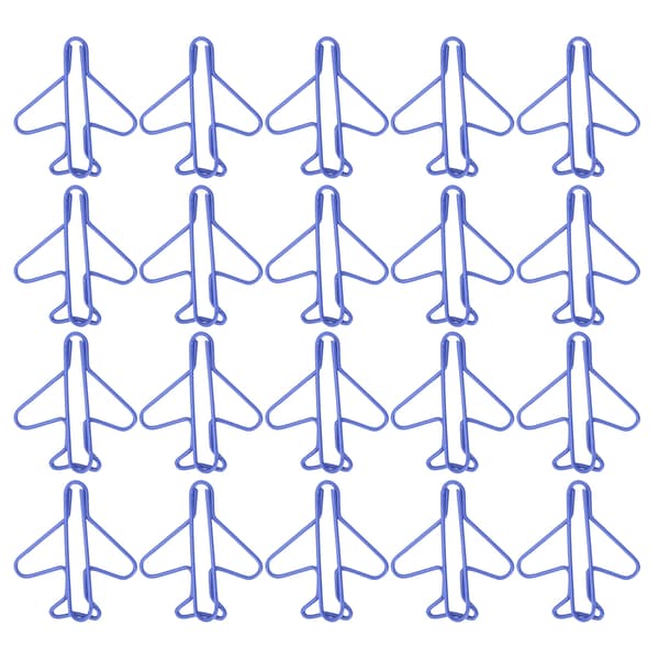 20 STK Multifunktionel Mini Metal Fly Papirclips Bogmærke Clips Fil Notesbogholder