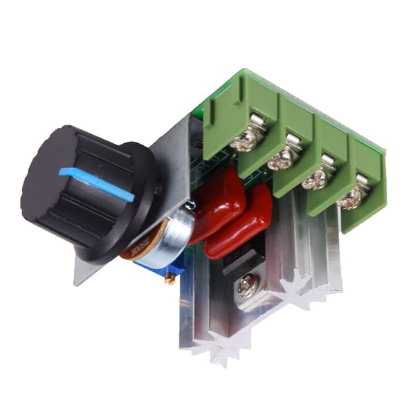2000W AC Motor Hastighedsregulator 50-220V 25A Variabel Rotationskontrol til Elektrisk Ventilator
