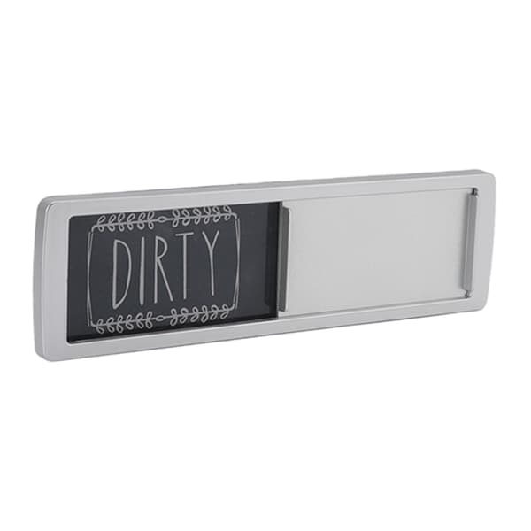 Diskmaskin Ren Smutsig Magnet Skylt Självhäftande Tejp - Silver