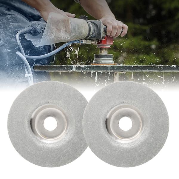 2-pack 4\" Diamantskärskiva för glas, marmor, keramik, kakelsågklingor