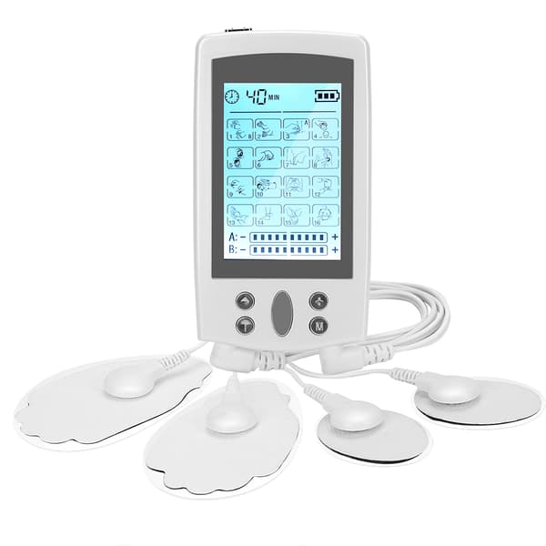 Multifunktionell TENS Fysioterapimaskin Muskelstimulator Smärtlindring Pulsmassager