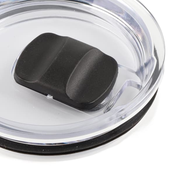 Spildsikkert sort magnetisk låg til 30 oz krus - 93 mm indvendig, 100 mm udvendig diameter