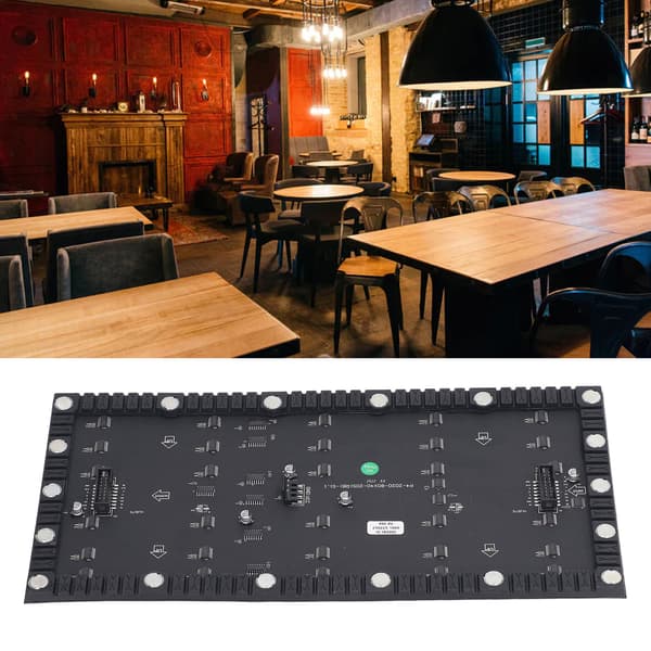 Indendørs Fleksibelt LED Panel Modul Fuld Farve FPCB 80x40 Pixels Skærm DC5V med Bagmagnet