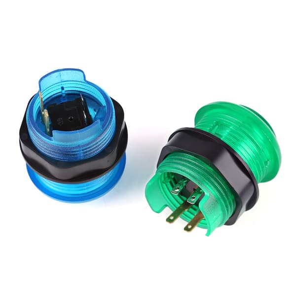 20 DIY LED-belysta arkadspelsknappar 2 joysticks 2 USB-kodarsats Speldelar Set